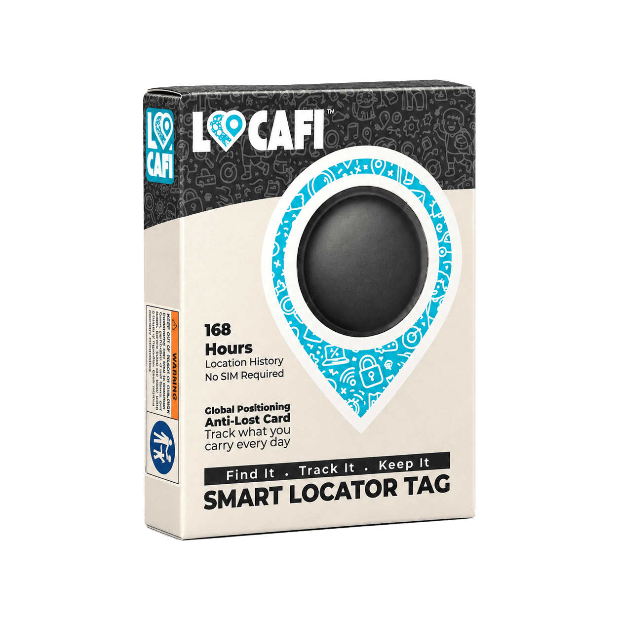 LOCAFI MINI retail box, front