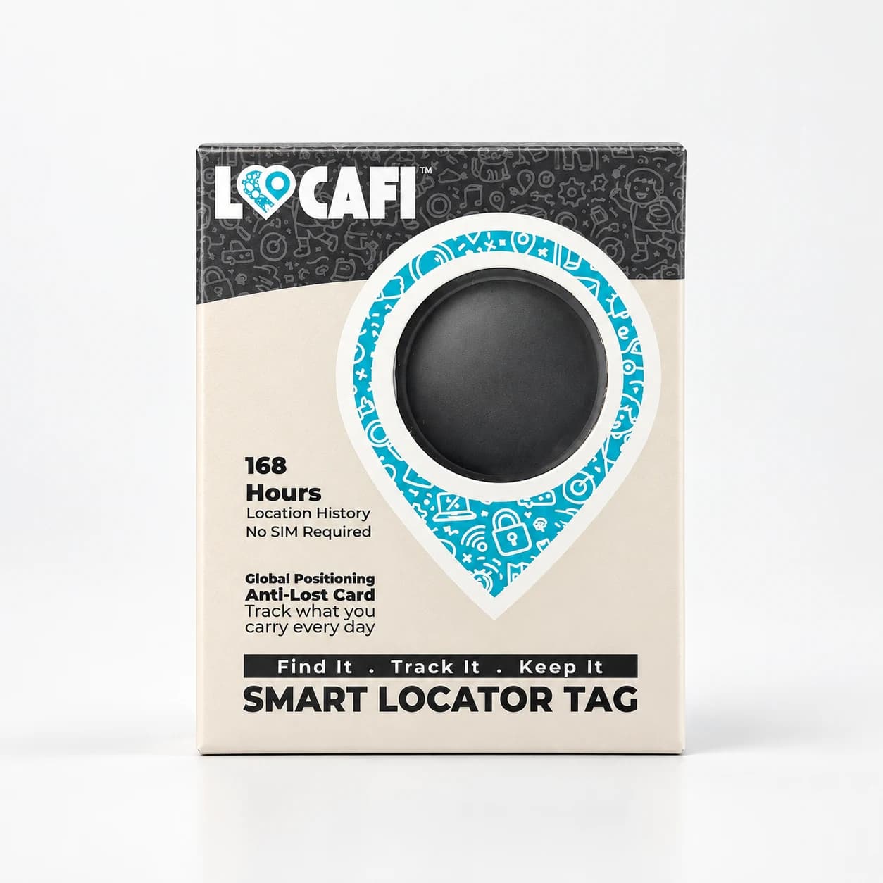 LOCAFI MINI retail box, front